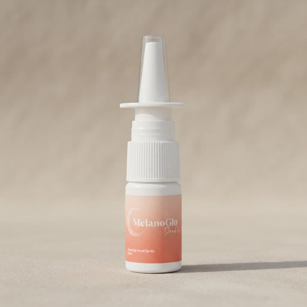 MelanoGlo triple strength tanning nasal spray